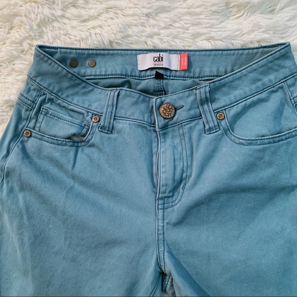 CAbi Pants - CAbi Curvy Skinny Pants Pale Blue Size 4